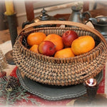 Antique Splint Melon Basket Special Oval Form