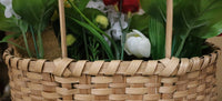 Wall Basket with Spring Flowers