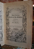 Rare German Fables Illustrated Book Christmas Gathering