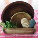 Bowl Holder Two Bowls and Homespun Heart Kitchen Gathering