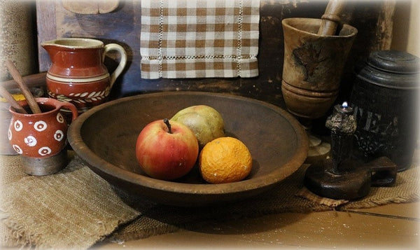 Primitive Bowl with Stone Fruit