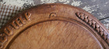 Bread Board Highly Carved with Bread Knife Fantastic
