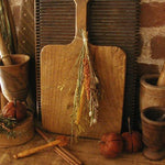 Breadboard Cutting Board Lollipop Handle Antique Nice Wear