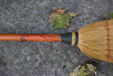 Bewitching Old Pair of Child's Brooms in Paint
