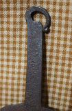 18th Century Forged Iron Butter Pat with Crock