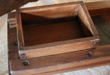 Cabbage Cutter Table Version Slide Box Dovetailed with Bowl