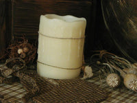 Candles Lit with Birds Nest Springtime Fun for Your Homestead