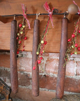 Colonial Style Hanging Candles on Rod Great Early Look