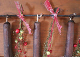 Colonial Style Hanging Candles on Rod Great Early Look