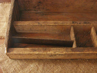 Primitive Old Carrier with Early Spice Drawer Tea Light Decked Out for Autumn