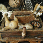 Primitive Antique Carrier Tommy Stick Autumn Gathering