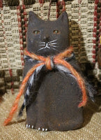 Autumn Halloween Tin with Black Cat Gathering