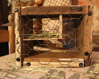 Primitive Chicken Coop Old Hen Marked Germany Nesting Box Gathering