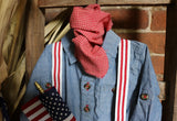 Childs 4th of July Outfit with Suspenders Cute