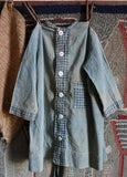 Early Homespun Blue Child's Dress