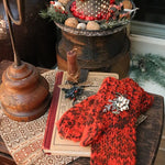 Childs McGuffey Reader History Red Mittens Book Light Winter Gathering