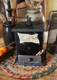 Old Tin Coffee Grinder Bronson Walton Company