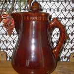 Antique Rockingham Glaze Coffee Pot Perfect for your Stepback Cupboard