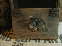 Antique Cricket Box Large Size Unique with Wee Mouse Awesome