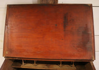 Paymasters Desk Mid-19th Century Original Red Paint