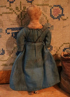 Norma Schneeman Doll Old Hooded Cradle Gathering Sweet