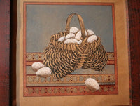 Egg Basket Print Handmade Chicken Nesting Box