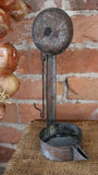 Betty Lamp / Fluid Lamp early 19th century with Candle
