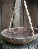 Primitive Hanging Scale With Gourd Bowls Fabulous