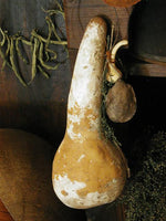 Early Primitive Cabin Hanging Gourd