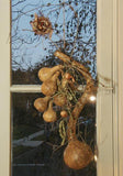Primitive Gourd Door Hanging String Bean Garland Tree Branch Birds Nest Unique