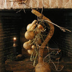 Primitive Gourd Door Hanging String Bean Garland Tree Branch Birds Nest Unique