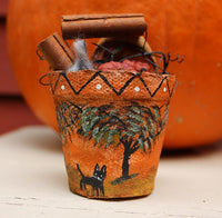 Halloween Hand Painted Candy Containers