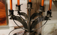 Halloween Tin Candelabra Spooky and Fun