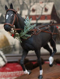 Prancing Horse Pull Toy Twig Cart Holiday Gathering Fabulous