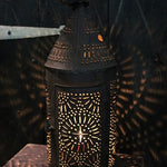 Antique Tin Punched Lantern Gorgeous