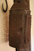 Antique Tin Punched Lantern Gorgeous