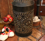 Mid 19th Century Tin Punched Lantern Delightful