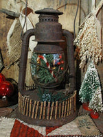 Primitive Antique Dietz Barn Lantern for Christmas Neat