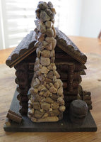 Handmade Log Cabin Birdhouse Neat