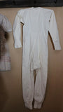 Vintage Child's Long Johns Union Suit Creamy Beige Neat