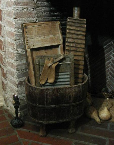 Early Mangle Board Bed Smoother Primitive Laundry