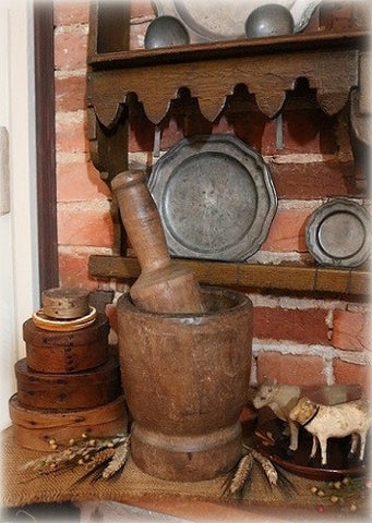 Mortar Pestle 19th Century Great Form
