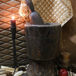 Hand Carved Mortar and Pestle Gorgeous Patina