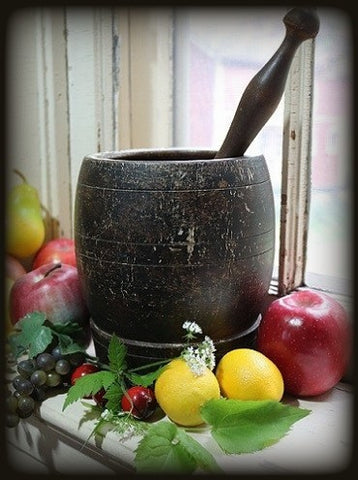 Early Mortar and Pestle Oyster Paint