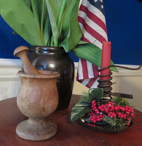 Primitive Mortar and Pestle