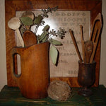 Antique Noggin Primitive 19th Century Great Piece of Treen from Virginia's Eastern Shore