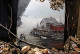 Coastal Harbor Painting