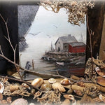 Coastal Harbor Painting