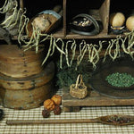 Antique 1800's Pantry Box Traces of Sage Green Paint
