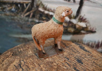 German Santa Putz Sheep Bottle Brush Tree Gathering Festive